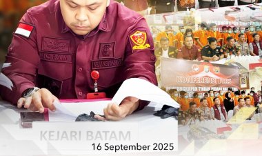 Kejari Batam Hadiri Konferensi Pers Pengungkapan Kasus Narkotika di Polda Kepri
