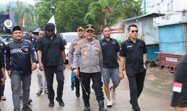 Polresta Barelang Amankan Aksi Damai Aliansi Driver Online Batam