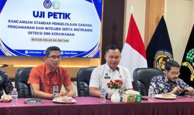 Uji Petik Pengamanan dan Intelijen Tahun 2025, Perkuat Sistem Keamanan Rutan Kelas IIA Batam