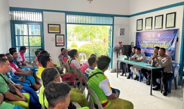 Kolaborasi Polantas, Jasa Raharja, dan Dishub: Edukasi Tertib Lalu Lintas di Wilkum Polsek Bintan Utara