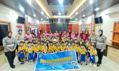 Program Polsanak, Satlantas Polres Karimun Edukasi Sejak Dini Tertib Berlalulintas