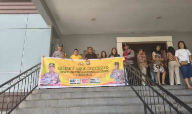 Polsek Bengkong Gelar Minggu Kasih di Gereja Methodist Indonesia Bengkong Indah