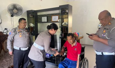 Satlantas Polresta Barelang Gelar Anjangsana dalam Rangka Hari Lalu Lintas Bhayangkara ke-70