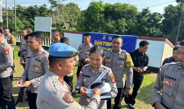 Sipropam Polres Bintan Gelar Gaktiplin di Mapolsek Bintan Utara dan Satpolairud