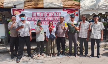 Polsek Batu Ampar Gelar Jumat Curhat Bersama Warga Tanjung Pantun Sei Jodoh