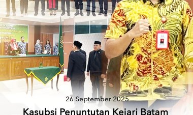 Kejari Batam Hadiri Pelantikan Panitera PN Batam