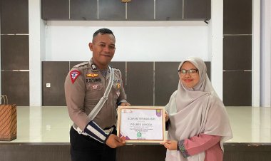Polres Lingga Sambut Kunjungan Field Trip SDIT Insan Cendekia Lewat Program “Polisi Sahabat Anak”