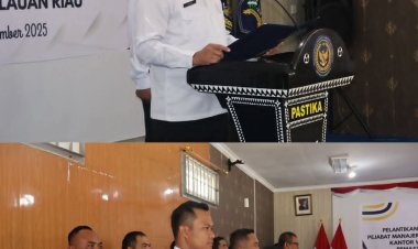 Karutan Batam Hadiri Pelantikan dan Pengambilan Sumpah Jabatan di Lingkungan Kanwil Ditjenpas Kepulauan Riau