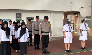 Bhabinkamtibmas Lubuk Baja Kota Ajak Siswa Ananda Jadi Pelopor Keamanan Lingkungan
