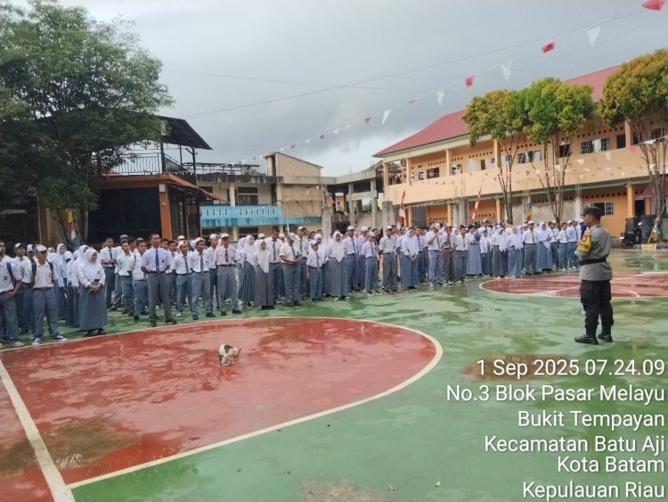 Satbinmas Polresta Barelang dan Polsek Jajaran Gelar Penyuluhan di Sekolah-sekolah Kota Batam