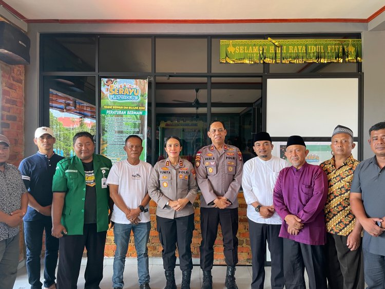 Silaturahmi Kapolres Bintan Bersama Toga dan Tomas Kecamatan Bintan Utara Dalam Menjaga Situasi Kamtibmas