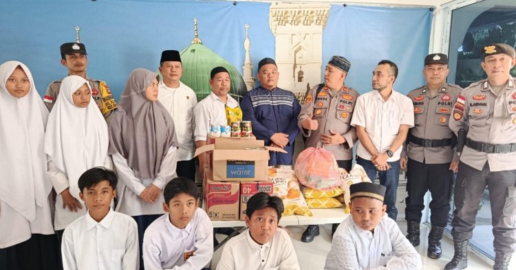 Polsek Bengkong Peduli Berbagi Bersama Anak Yatim di Yayasan Karya Mas Bangsa
