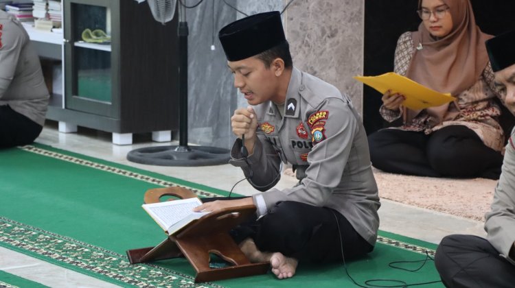 Doa Bersama di Peringatan Maulid Nabi, Polres Lingga Mohon Keselamatan Bangsa dan Tugas Polri