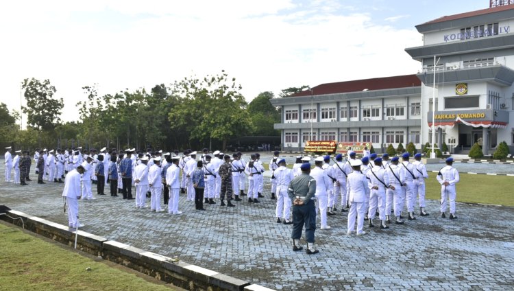 Delapan Dekade Pengabdian, Kodaeral IV Gelar Upacara HUT ke-80 TNI AL