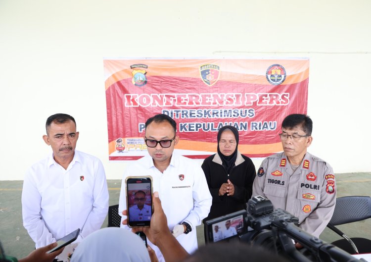 DITRESKRIMSUS POLDA KEPRI UNGKAP KASUS PEMALSUAN DOKUMEN PERASURANSIAN DI KABUPATEN LINGGA