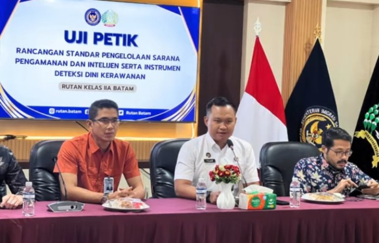 Uji Petik Pengamanan dan Intelijen Tahun 2025, Perkuat Sistem Keamanan Rutan Kelas IIA Batam