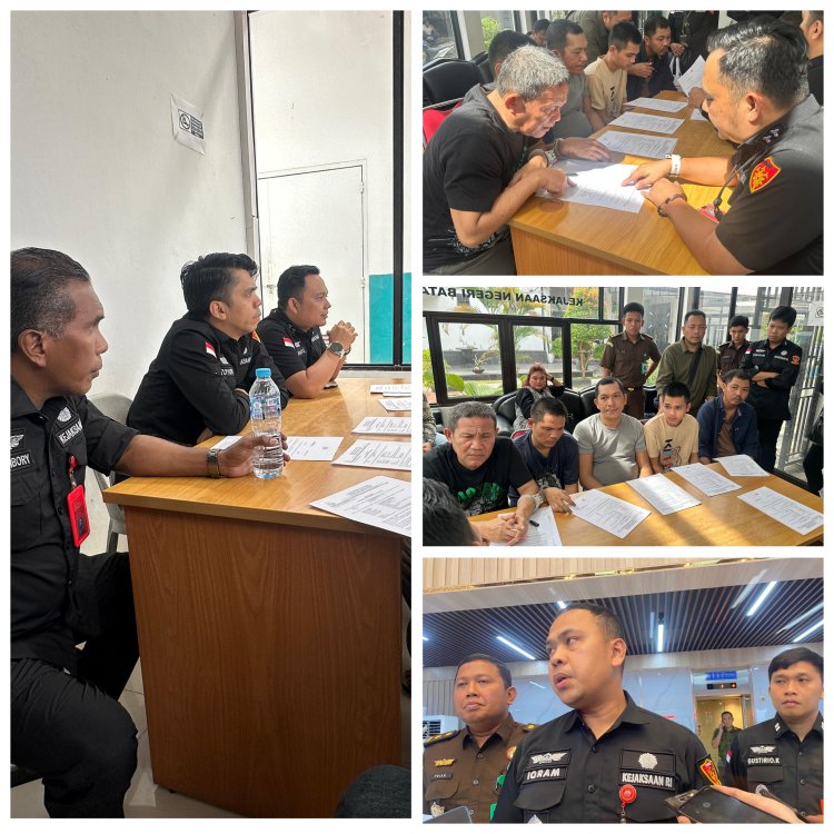 Kejari Batam Terima Tahap II Perkara Narkotika, Enam Tersangka dan Barang Bukti Diserahkan BNN