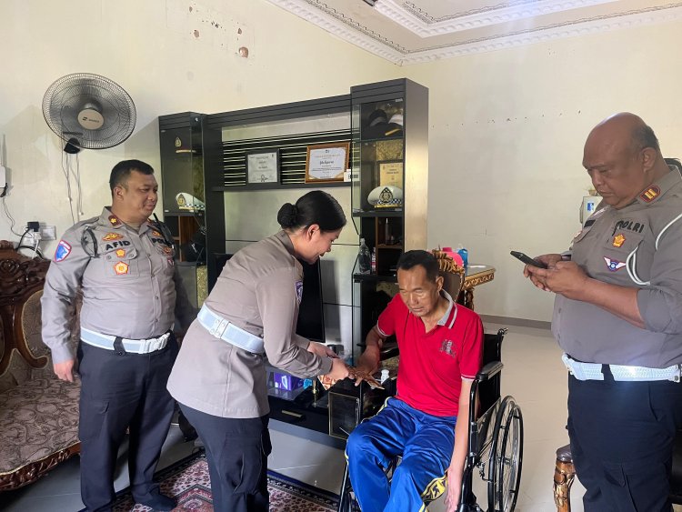 Satlantas Polresta Barelang Gelar Anjangsana dalam Rangka Hari Lalu Lintas Bhayangkara ke-70