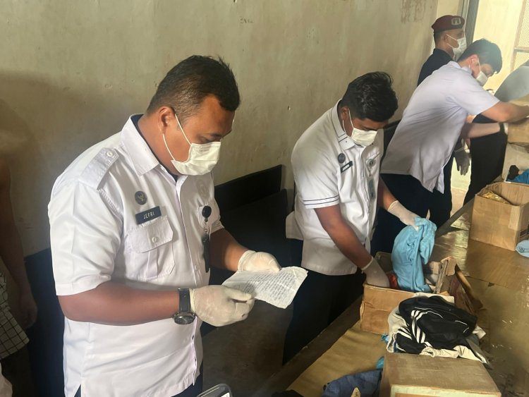 Deteksi Dini Gangguan Keamanan, Rutan Batam Gelar Razia Gabungan Bersama APH