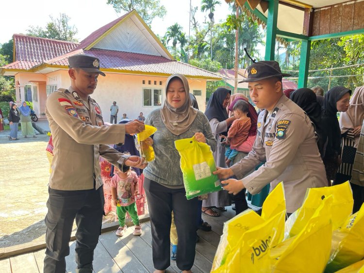 Polsek Daik Lingga Hadirkan Pangan Murah di Desa Mentuda, Wujud Nyata Polri Jaga Stabilitas Harga Pangan