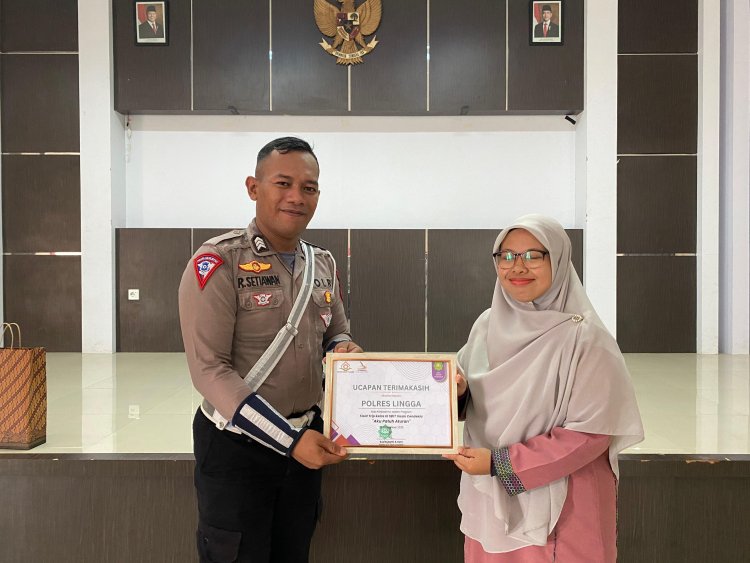 Polres Lingga Sambut Kunjungan Field Trip SDIT Insan Cendekia Lewat Program “Polisi Sahabat Anak”