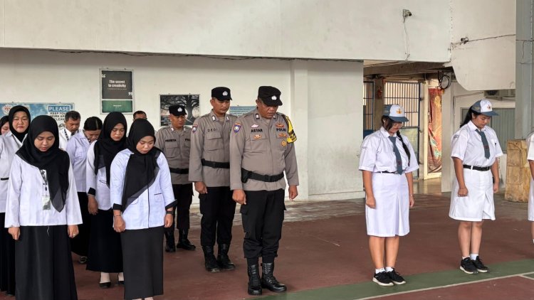 Bhabinkamtibmas Lubuk Baja Kota Ajak Siswa Ananda Jadi Pelopor Keamanan Lingkungan