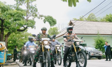 Peringatan HUT TNI Ke-80, Kapolres Karimun Hadir Dalam Patroli TNI-Polri Yang dilaksanakan Oleh Dandim 0317 Tbk
