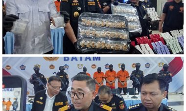 Bea Cukai Batam Gagalkan Penyelundupan Narkoba, Emas, dan Ratusan iPhone Bekas