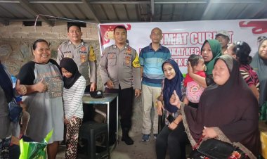 Polsek Batu Ampar Gelar Jumat Curhat Bersama Warga Batu Merah