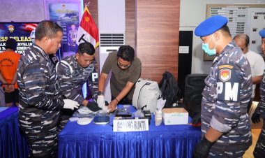 “TNI AL Batam Berhasil Gagalkan Penyelundupan 1 Kg Sabu”