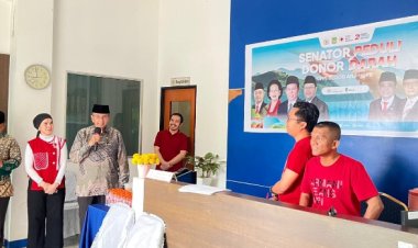 Ismeth Abdullah Buka Kegiatan Donor Darah DPD RI Kepri