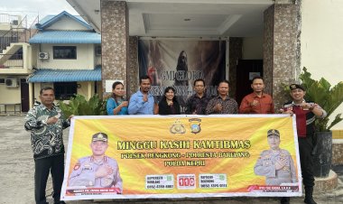 Polsek Bengkong Gelar Kegiatan Minggu Kasih Kamtibmas di Gereja GBI Tabgha Bengkong Laut