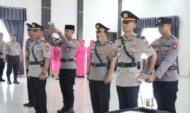 Kapolres Lingga Pimpin Sertijab Kabag REN dan Kabag SDM: Wujud Regenerasi dan Penguatan Kelembagaan Polri