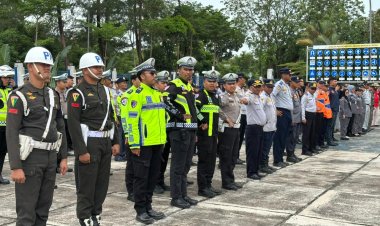 Satlantas Polresta Barelang Gelar Razia Penumbar Bersama Dishub dan TNI dalam Rangka Operasi Patuh Seligi 2025