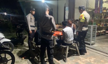 Polres Lingga Gencarkan Patroli Malam Serentak, Wujudkan Lingkungan Aman dan Bebas Gangguan Kamtibmas
