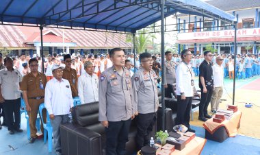 POLDA KEPRI DUKUNG LAUNCHING PROGRAM P4GN DI SMPN 26 BATAM: CEGAH BAHAYA NARKOBA DI KALANGAN PELAJAR