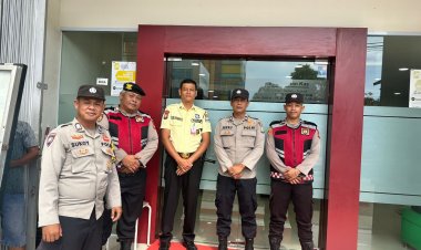 Jaga Kondusivitas Wilayah, Polsek Dabo Singkep Beri Edukasi Satpam Obyek Vital