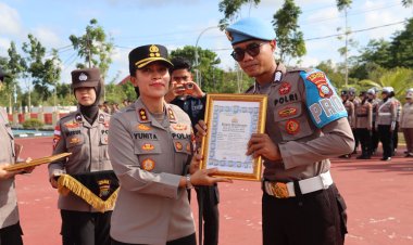 Personel Polres Bintan Kembali Menoreh Prestasi Dalam Bidang Olahraga Pada Event Bintan Triathlon