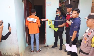 Satreskrim Polres Bintan gelar rekonstruksi kasus pembunuhan