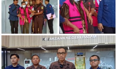 Kejari Batam Gelar Konferensi Pers Tetapkan Empat Tersangka Kasus Korupsi Asuransi Aset PT Persero Batam