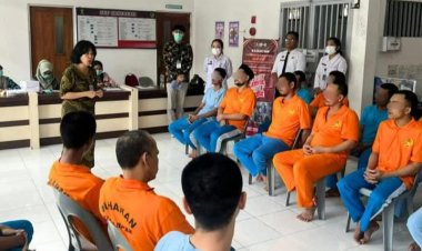 Deteksi Dini Penyakit Menular, Rutan Batam Gelar VCT Mobile Bagi Warga Binaan