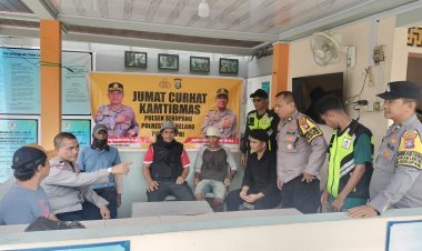 POLSEK SEKUPANG GELAR JUMAT CURHAT KAMTIBMAS PRESISI, SERAP ASPIRASI WARGA DI KELURAHAN PATAM LESTARI
