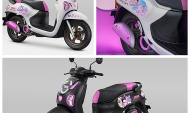 Edisi Terbatas, Honda Scoopy Hadir dengan Desain Karakter Kuromi yang Unik dan Trendi
