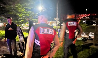 Polres Lingga Gencarkan Patroli Malam Serentak: Persempit Ruang Gerak Pelaku Kejahatan dan Balap Liar