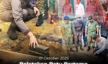 Kajari Batam Hadiri Peletakan Batu Pertama Pembangunan 80.000 Gerai Koperasi Merah Putih