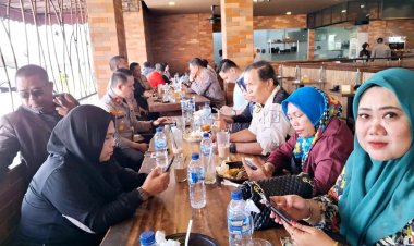 Kapolsek Batu Ampar Gelar Coffee Morning Bersama Insan Pers, Wujudkan Sinergitas Polri dan Media