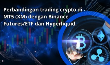 Trading Crypto di MT5 (Broker XM) vs Binance Futures/ETF vs Hyperliquid: Lebih Sederhana dengan Lot & Opsi Free Swap