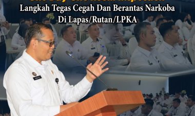 Kakanwil Pemasyarakatan Kepri Luncurkan Program “One Day One Room Inspection” Langkah Tegas Cegah dan Berantas Narkoba di Lapas, Rutan, dan LPKA