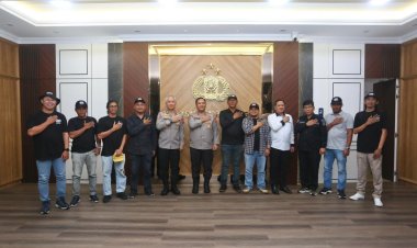 KAPOLDA KEPRI TERIMA AUDIENSI KETUA PEWARTA FOTO INDONESIA (PFI) PROVINSI KEPULAUAN RIAU