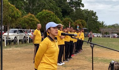 Polres Bintan Gelar Jalan Santai, Merajut Kebahagiaan Dalam Kebersamaan